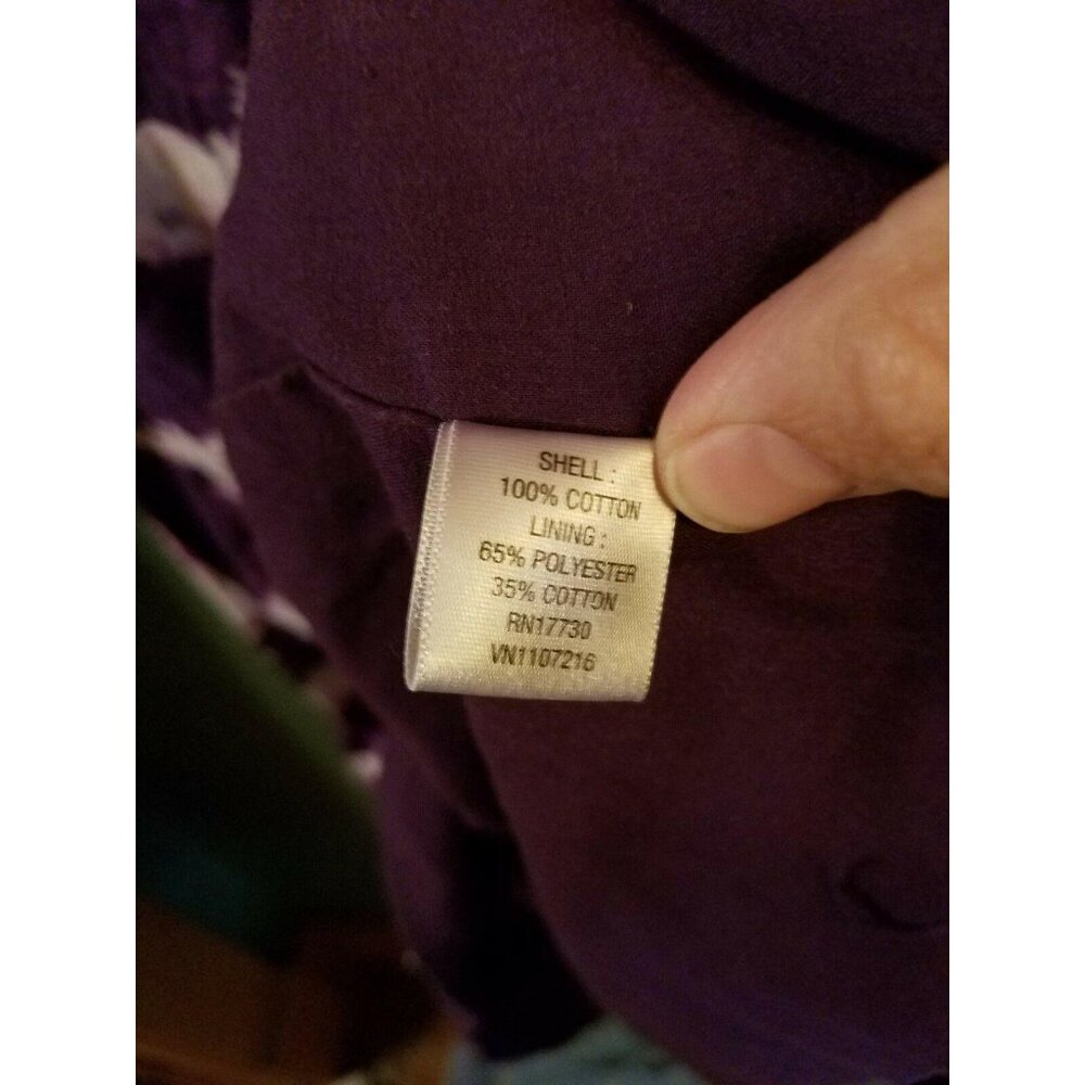 Merona Sleeveless Dress Purple Tie Dye Size XS X-Small V-neck Maxi Lined Womens - Picture 6 of 7